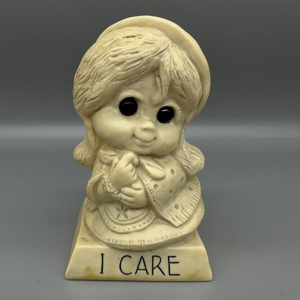 1974 Russ Wallace Berrie “I Care” figurine